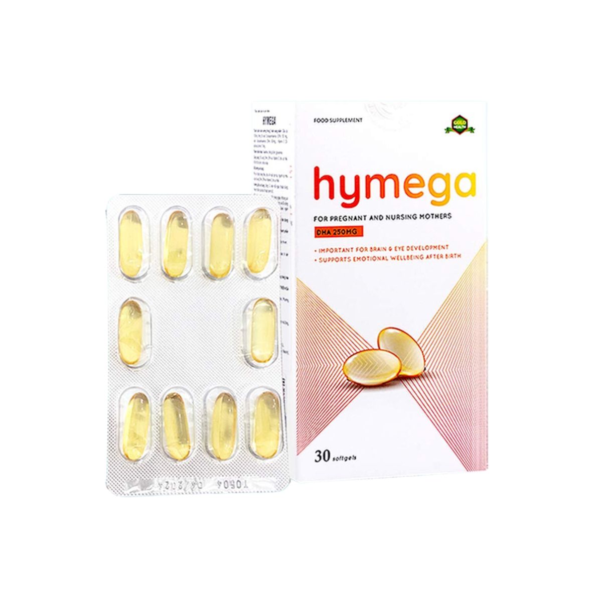 Viên Uống DHA Cho Bà Bầu Hymega - Hộp 30 Viên